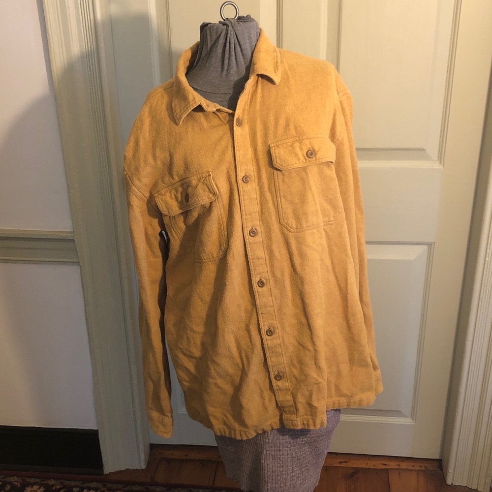 Patagonia Men's Corduroy Button-Front Shirt in Mustard